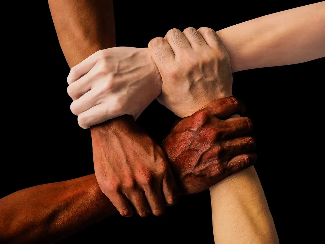 hands, team, united